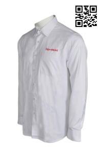 R208設計個人恤衫   來樣訂繡花logo恤衫 石油化工行業 制服 訂做恤衫款式   恤衫專門店